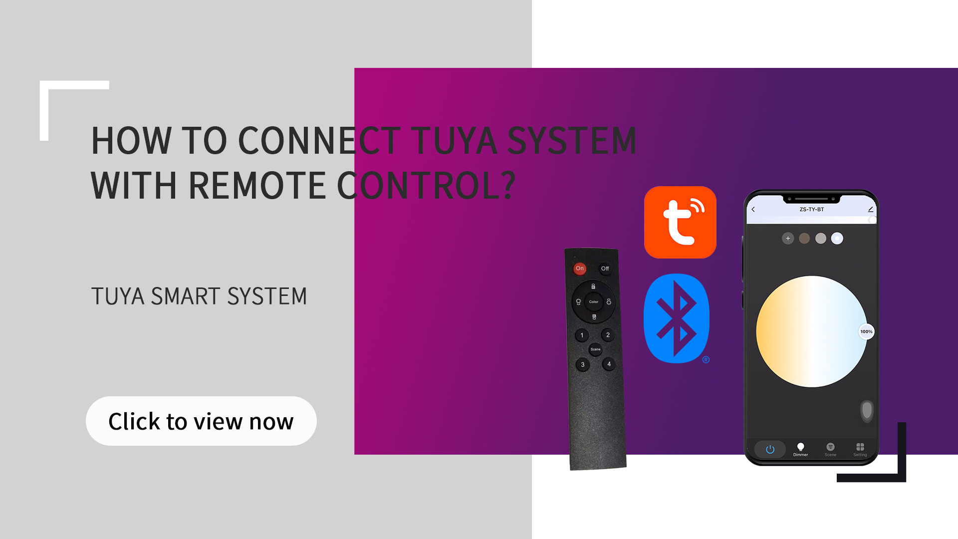 ¿Cómo conectar el sistema Tuya con control remoto?