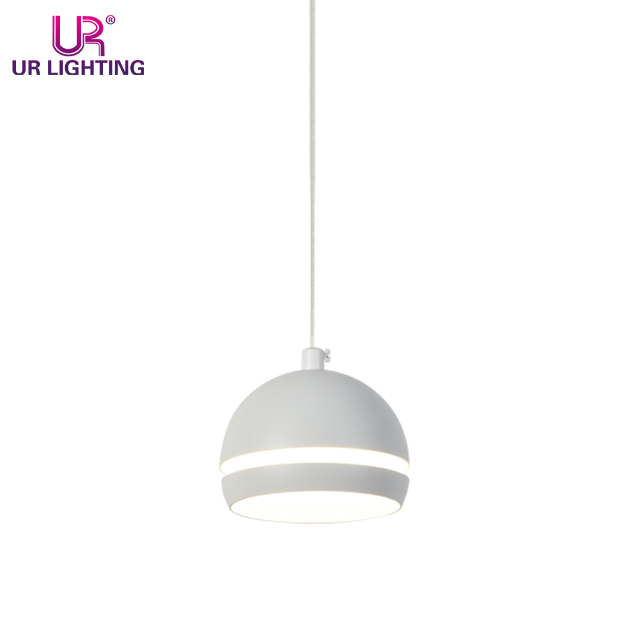 Sala de exhibición media bola media bola negra black magnética luz colgante 12W C002