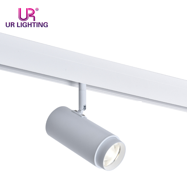 Ángulo ajustable Rotable Black Magnetic Tack Spot Light 7W A046