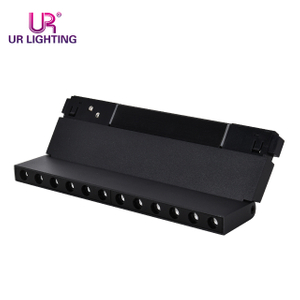 Lente circular Black plegable plegable Luz de rejilla de rejilla 12W C219-15