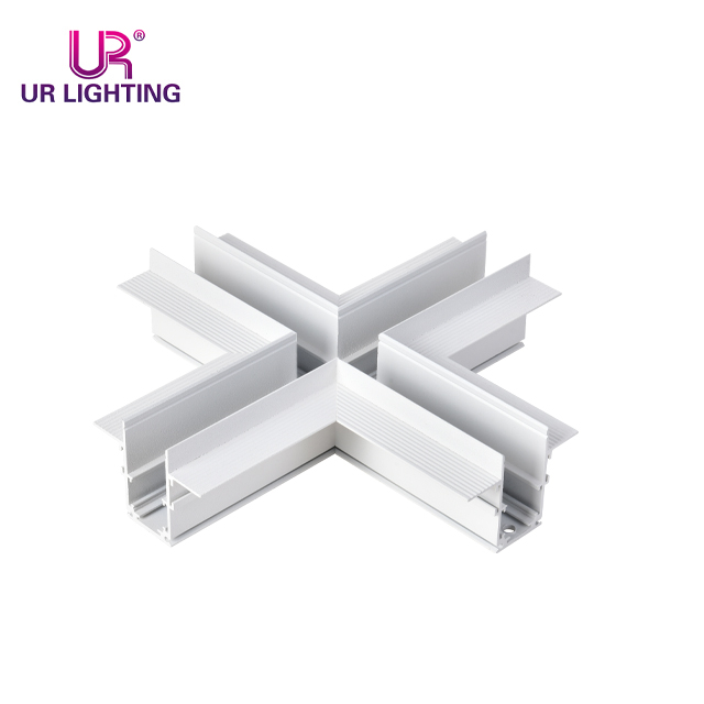 Corner de pista mangética Horizontal-X Montada Montada Embedada